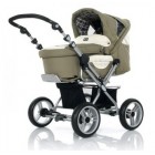 Универсальная коляска 2 в 1 PRAMY LUXE, ranger, цвет оливковый с бежевым